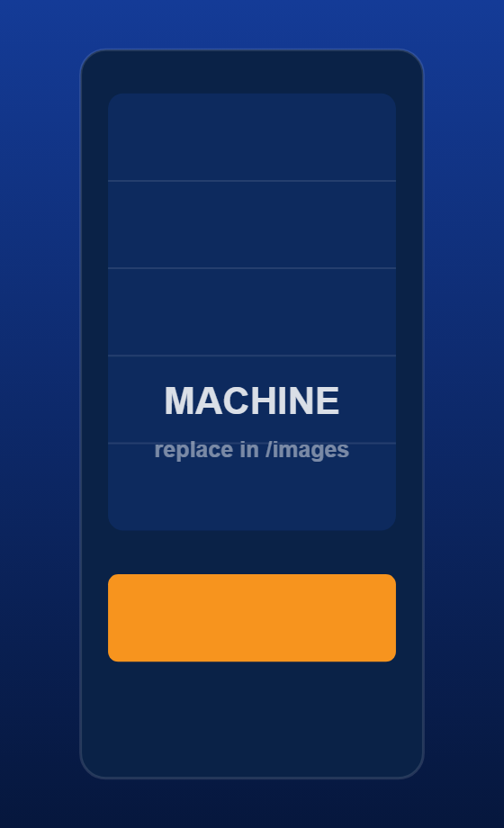 Arc vending machine on site